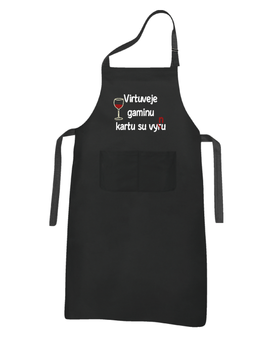 Virtuvėje gaminu kartu su vynu